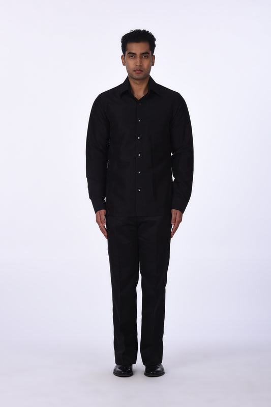 Classic Black Full Sleeve Shirt